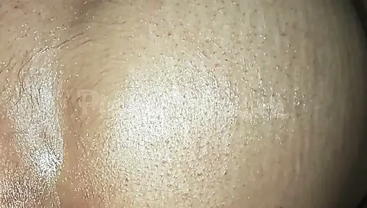 Bakış açısı yakın çekim domaltmalı yağ masajı