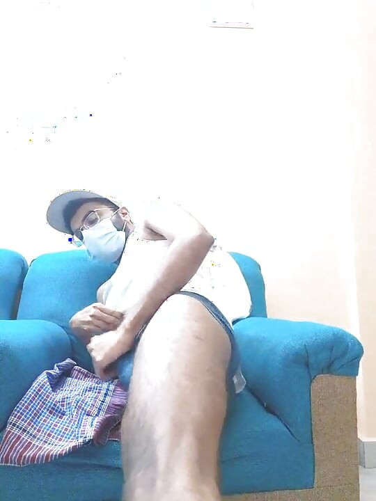 Underwear desi webcam guy teases strips and cum