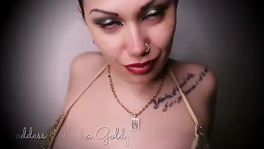 I am French kissing with you and smearing my dark glossy lipstick all over your face!
