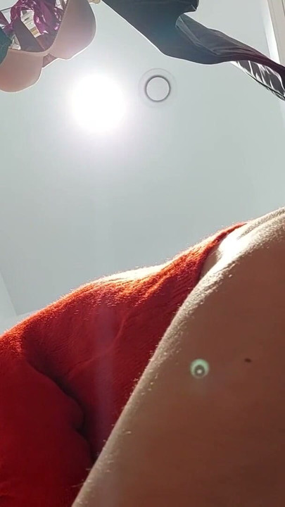 Naughty sexy milf tries on clothes naked. I spy on a hairy mom, hairy pussy, big tits, big ass. | Clip 2