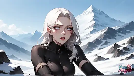 Snowy Summit оргия со спермой с распылителем 4-пениса