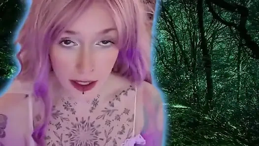 Giantess V0Re фантазия от первого лица, фея великанша поглощает высококальную человеческую добычу - выпуклость горла глотает и соблазняет!