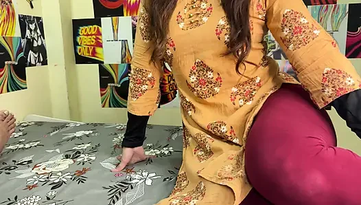 Big ass Desi Maid Pleasing Her Boss For extra Income and become his wife for 1 whole day.