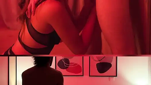 Straight pegging teases with relentless thrusting power