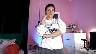 Romanian Cuckold Ritual - I'm Telling You About How I Fuck the Teacher and You Just Watch!