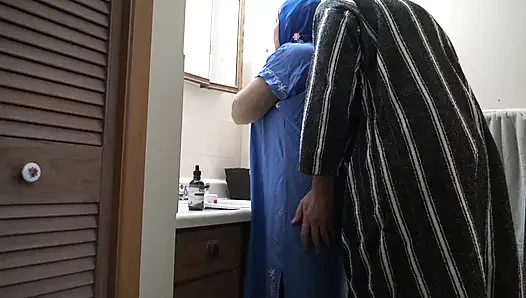my husband fucks my asshole in the kitchen