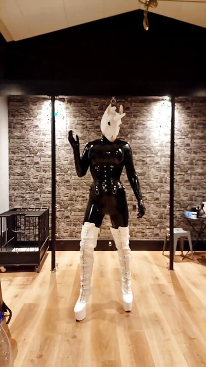 Magic Wand Orgasm as a Rubber