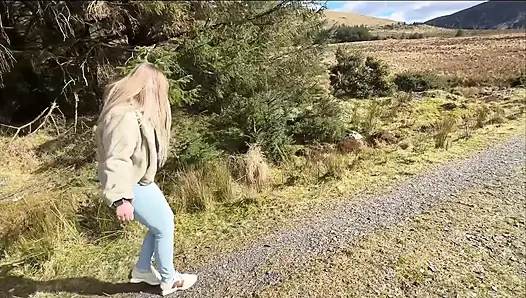 Emergency While Walking on the Public Trail but Had to Wet My Jeans