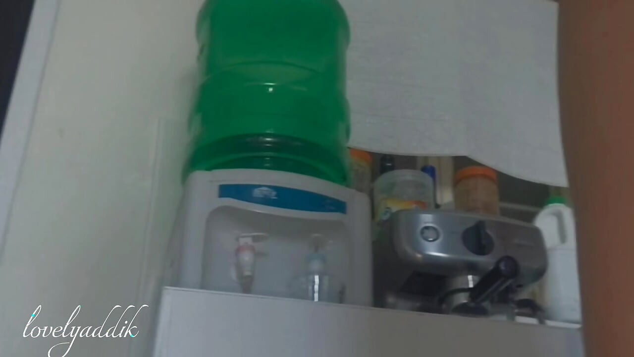 fülle meine muschi in der küche