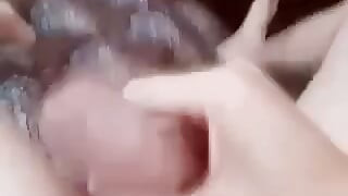 Me playing with my big dick