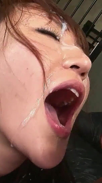 Spectacular moment from "Japanese Mom talk to Bukkake Gangbang in Japan with 25 Guys"