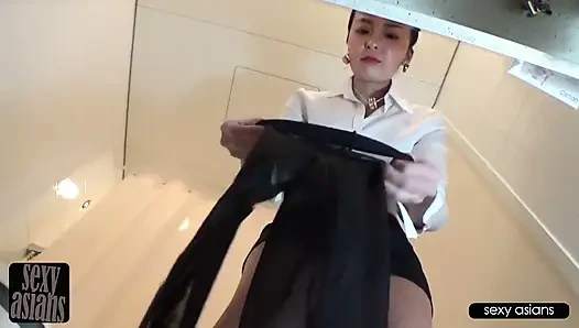 Stunning International Flight Attendant Reveals Her Secret Passion in an Exclusive Private Encounter