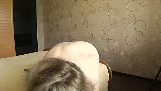 The Camera Watches, as a Mature Wife Records a Video for Her Cuckold. the BBW Shows How Her Lover Fucked Her. Behind the Scenes