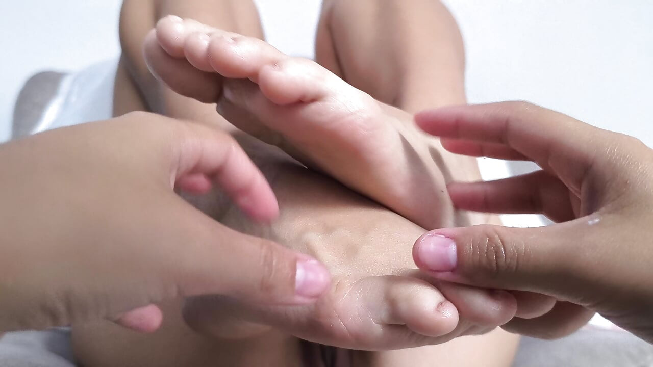 ASMR Foot Worship: Wet Sounds, Gentle Massage, and Tickling