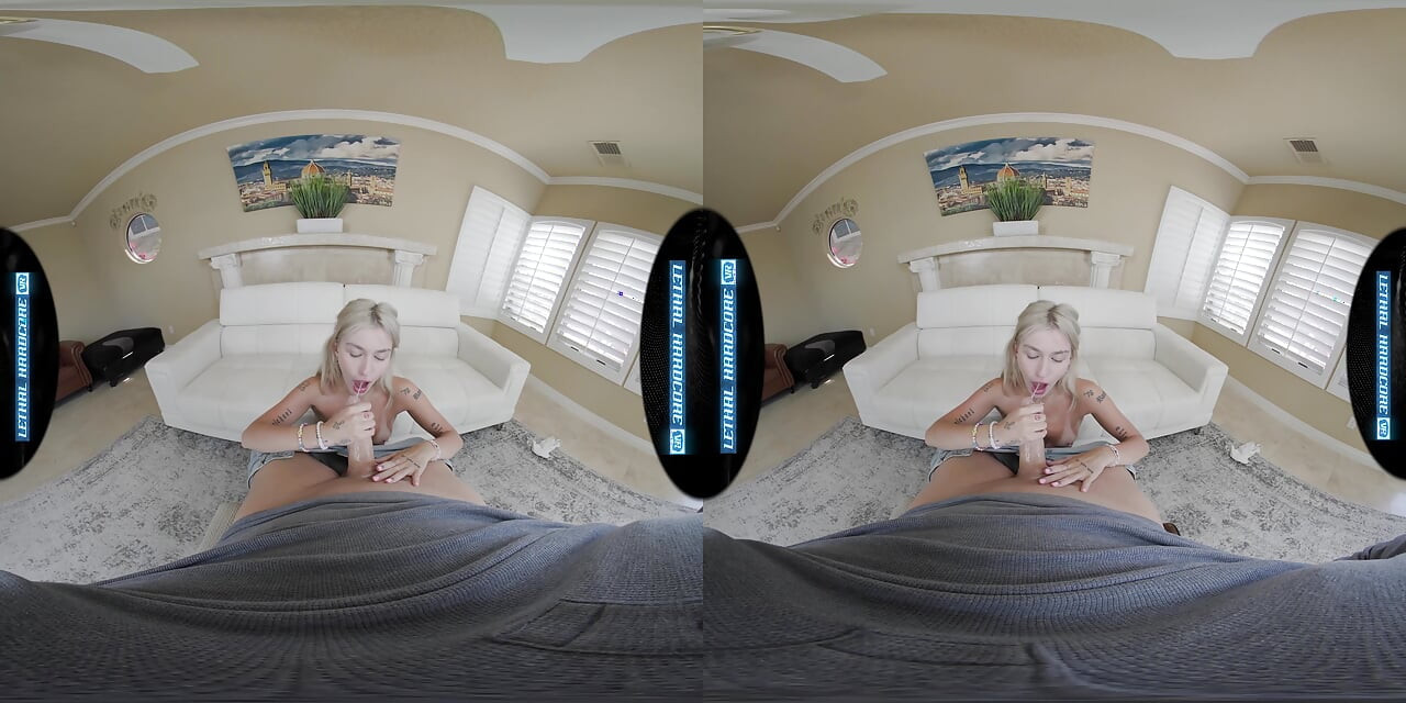 Dodelijke hardcore vr - schattige, pas single spinner Emma Rose veert terug op je pik