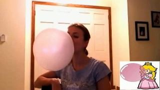 Mi loco chicle de burbujas (entrenamiento para burbujas de esclava)