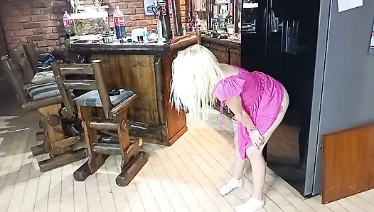 Fucking Fridge While My BF Is Watching