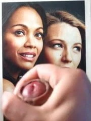 Blake Lively & Zoe Saldana Cum Tribute MMBK