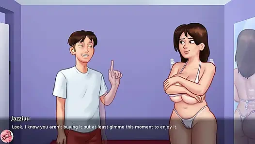 Üvey annemin göğüsleri onu çıplak gördüğümde beni sert yapıyor - 1 - jazziuu