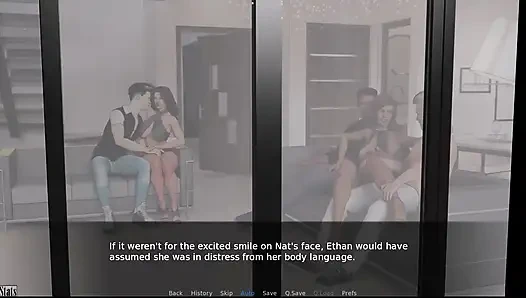 Дуэт пары в любви и похоть No14 - Eathen ревновал, трахнул в одно и то же время, Trevor трахнул Нат сзади