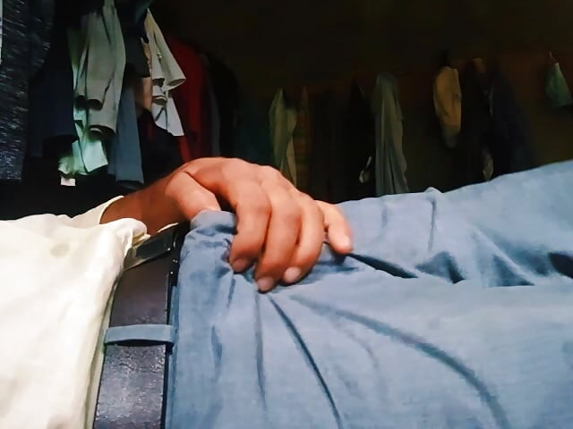 Asian Old man mastrubation big cock