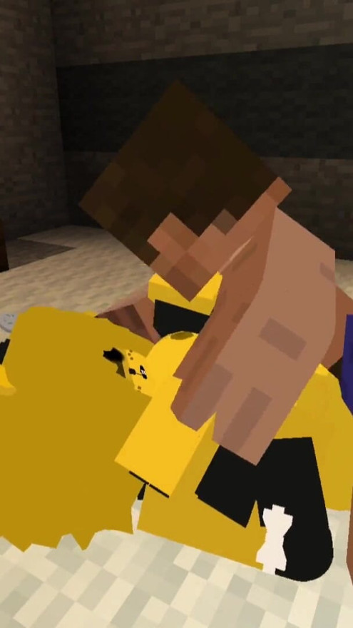 Minecraft Fapcraft: Fazclaire's Nightclub Edition Fucking Type 0 or Golden Fazclaire, Golden Freddy, In the ass and cumshots | Clip 1