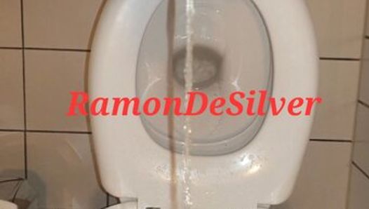 Master Ramon pisses toilet dirty, sorry for my golden champagne