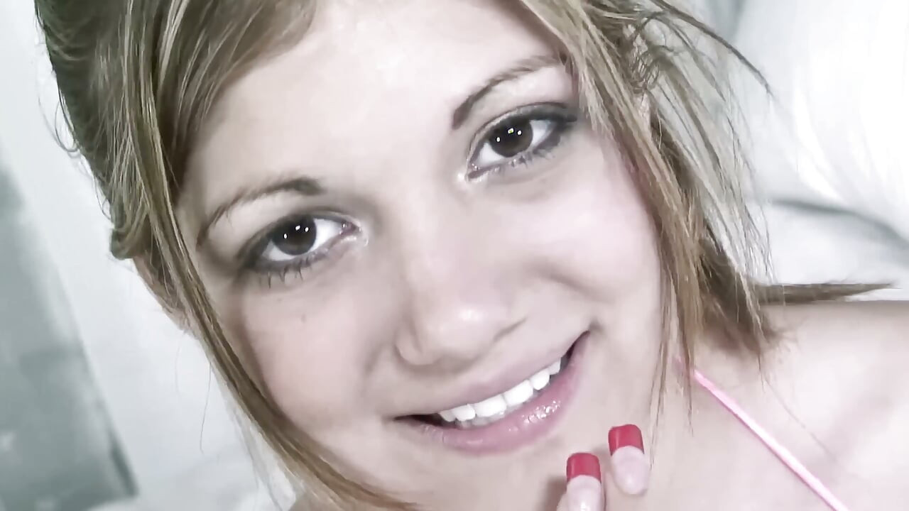 Cute 18 Years Old Blonde Babe with Big Eyes Gets Banged