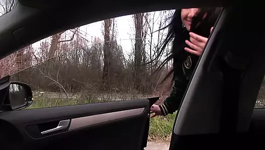 I Get a Blowjob in the Car