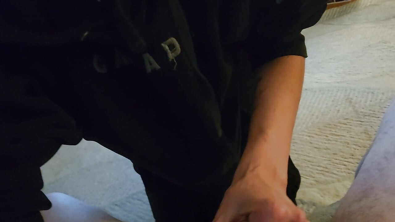 Mamando polla en el sofá
