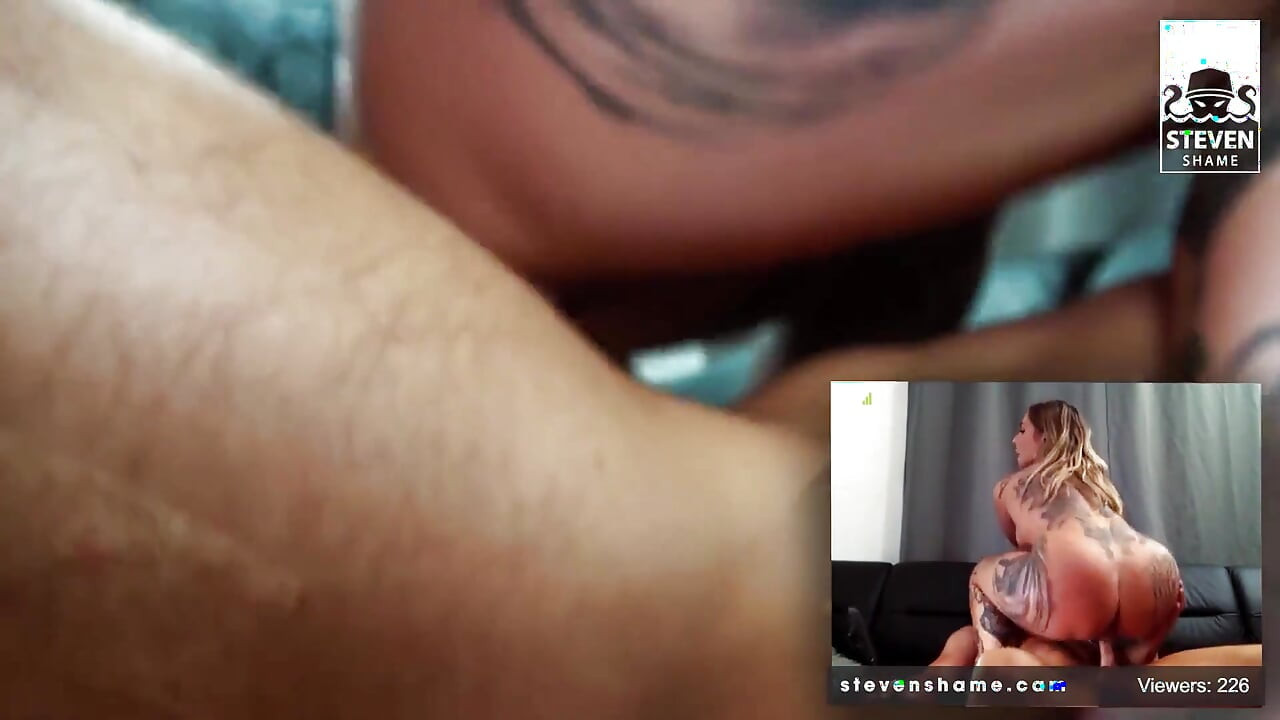 Bodo invites Mia Blow to suck his big cock after a party! Steven Shame