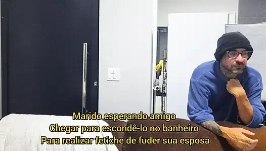 Pegadinha Com Esposa De Olhos Vendados E Corno Chama Amigo Para Fuder Sua Esposa