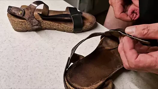 old sandals