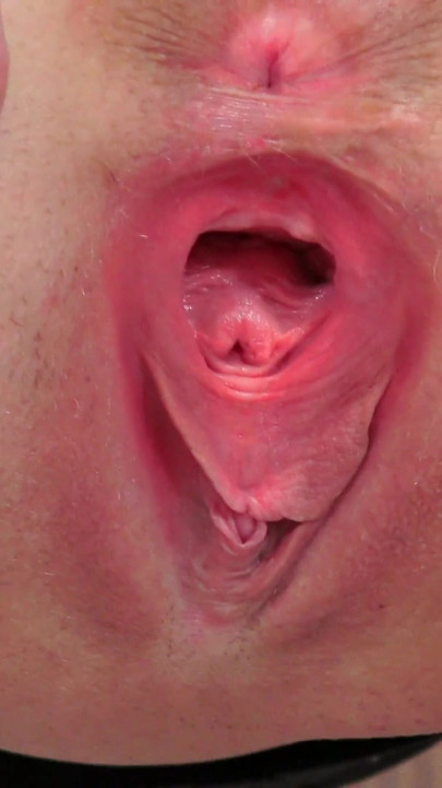 Emotional moment from "Shy granny's aroused pussy gaped by young boy"
