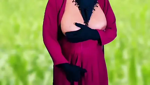 Jija Sali Fucking in Jungle Beautiful Sali Going to Form for Sex