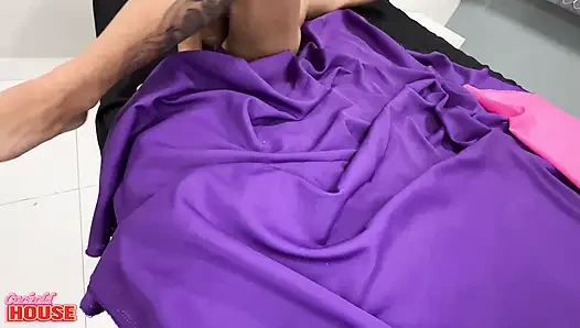 That Old Guy with the Big Dick Shoved It All the Way up the Young Brunette's Ass Without Mercy