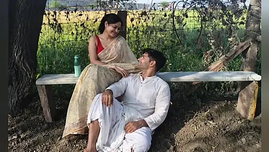Step Dad Sex creampy outdoor farming with beautiful Guy