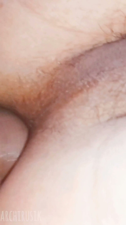 Cute boy fucked by a big dick to cum right in the ass without a condom! | Clip 2