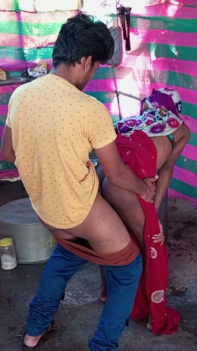 Indian Shemale -  When Pooja was drinking water after going to the poor cooking place, he caught hold of her and fucked her ass. | Clip 1