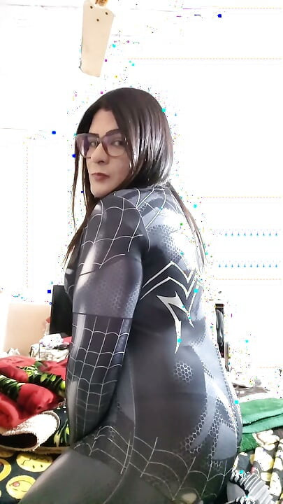 Hot tgirl slut at home