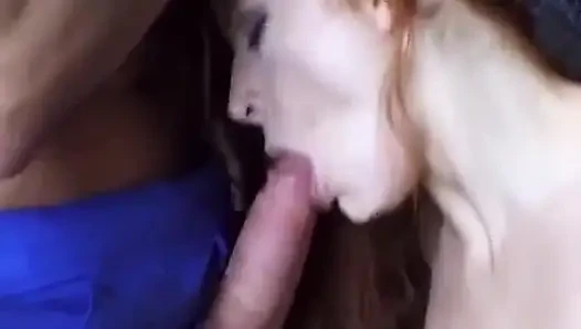 Миниатюрную рыжую из Франции двойным проникновением