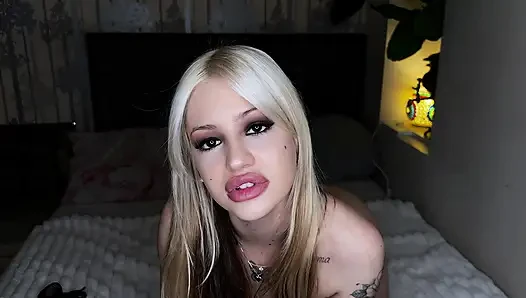 A Hot Little Blonde Latina Masturbates Until She Cums