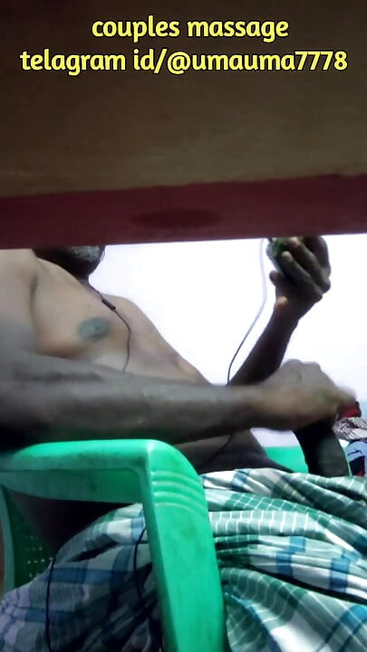 Tamil man mastrubation in the chair