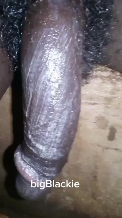 Showing and stroking my BBC