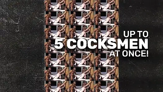 GANGBANG CREAMPIE - Horny AF Julia James Takes Cum Loads in MEGA Gangbang