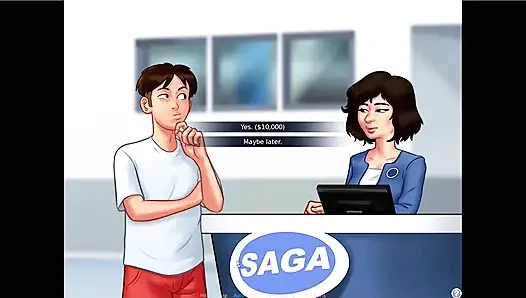 Kisah musim panas - josephine nyepong kontol johannes di belakang meja ... Johannes ngentot sama tina