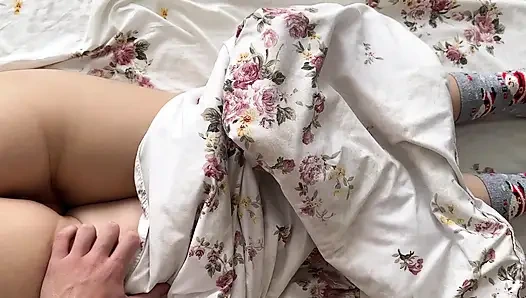 Gorgeous Stepsis Milks Your Cock Until You Cum on Her Belly – POV