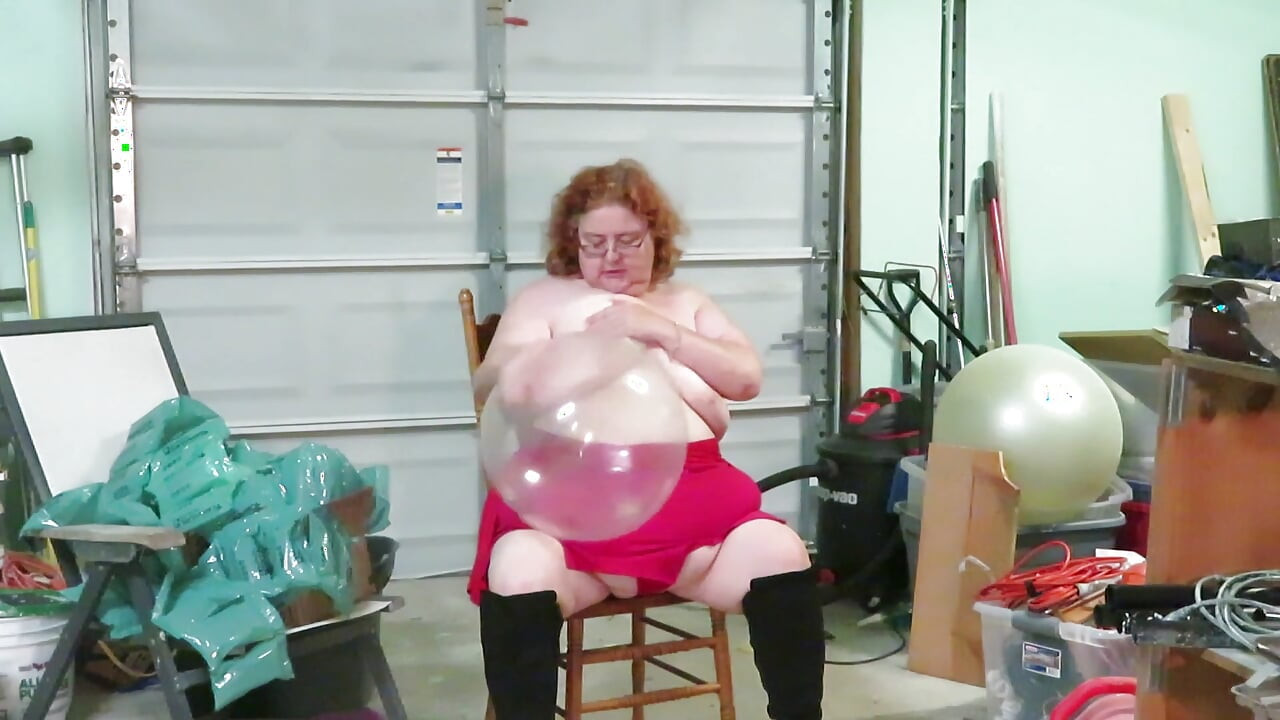 My Fat Ass Pops Some Huge Clear Balloons
