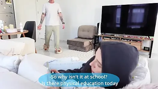 Mein Stiefvater hat mich dafür bestraft, dass ich die Schule geschwänzt habe...