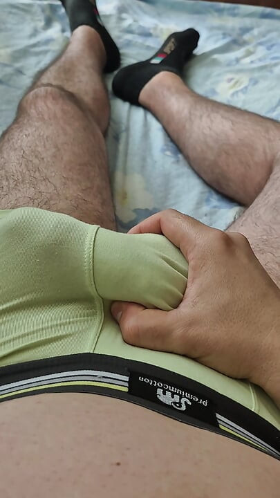 Thick, meaty Bulgarian dick shoots out a fountain of sperm.